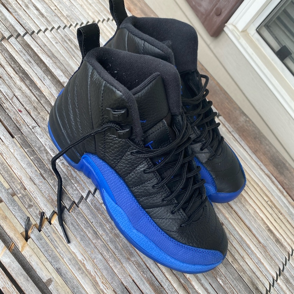 Jordan 12 Retro Black Game Royal (GS)